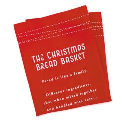 Demdaco Christmas Bread Basket And Tea Towel, Set Of 2 8 Demdaco Christmas Bread Basket And Tea Towel, Set Of 2 -Charming Home Shop White Ceramic Bread Basket and Red Tea Towel 2020210677 03