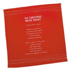 Demdaco Christmas Bread Basket And Tea Towel, Set Of 2 9 Demdaco Christmas Bread Basket And Tea Towel, Set Of 2 -Charming Home Shop White Ceramic Bread Basket and Red Tea Towel 2020210677 04