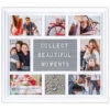 Malden Photo Collage Letterboard White Picture Frame, 18.5x16.5 -Charming Home Shop White Photo Collage Letterboard Picture Frame 918608 01