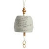 Demdaco Wedding Inspired Bell -Charming Home Shop WhiteGold Ceramic Bell Decoration 1005000533 01