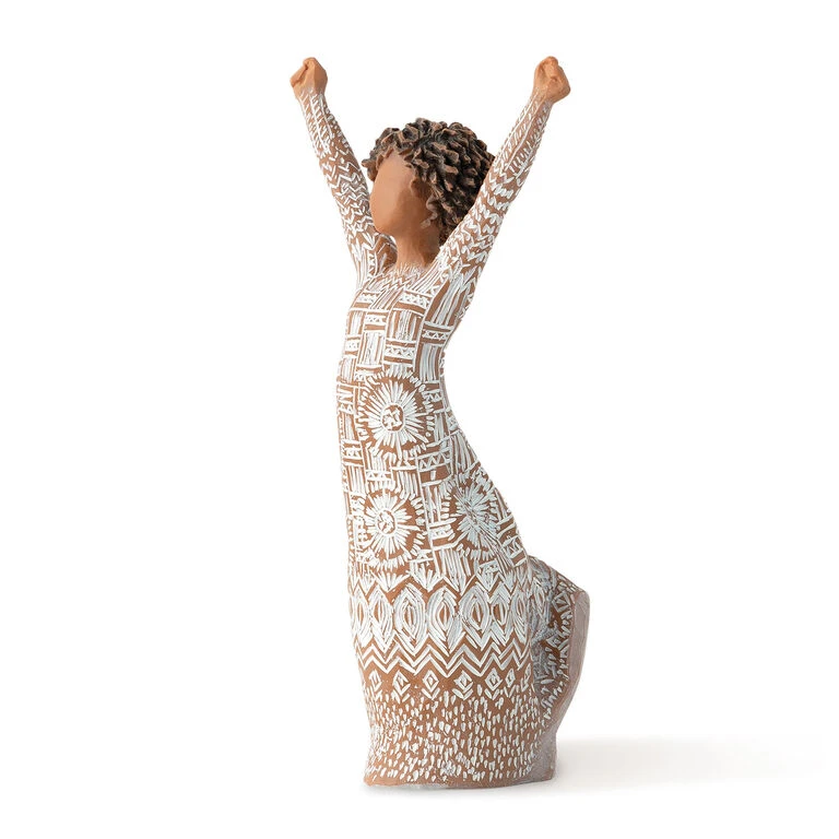 Willow Tree Courageous Joy African-American Woman Figurine 3 Willow Tree Courageous Joy African-American Woman Figurine