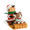 Hallmark Young Santa Ornament -Charming Home Shop Young Santa With Dog Keepsake Ornament 2199QXR8117 01